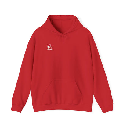 inspirational Quote Hoodie — “becoming.” Back-Print Pullover