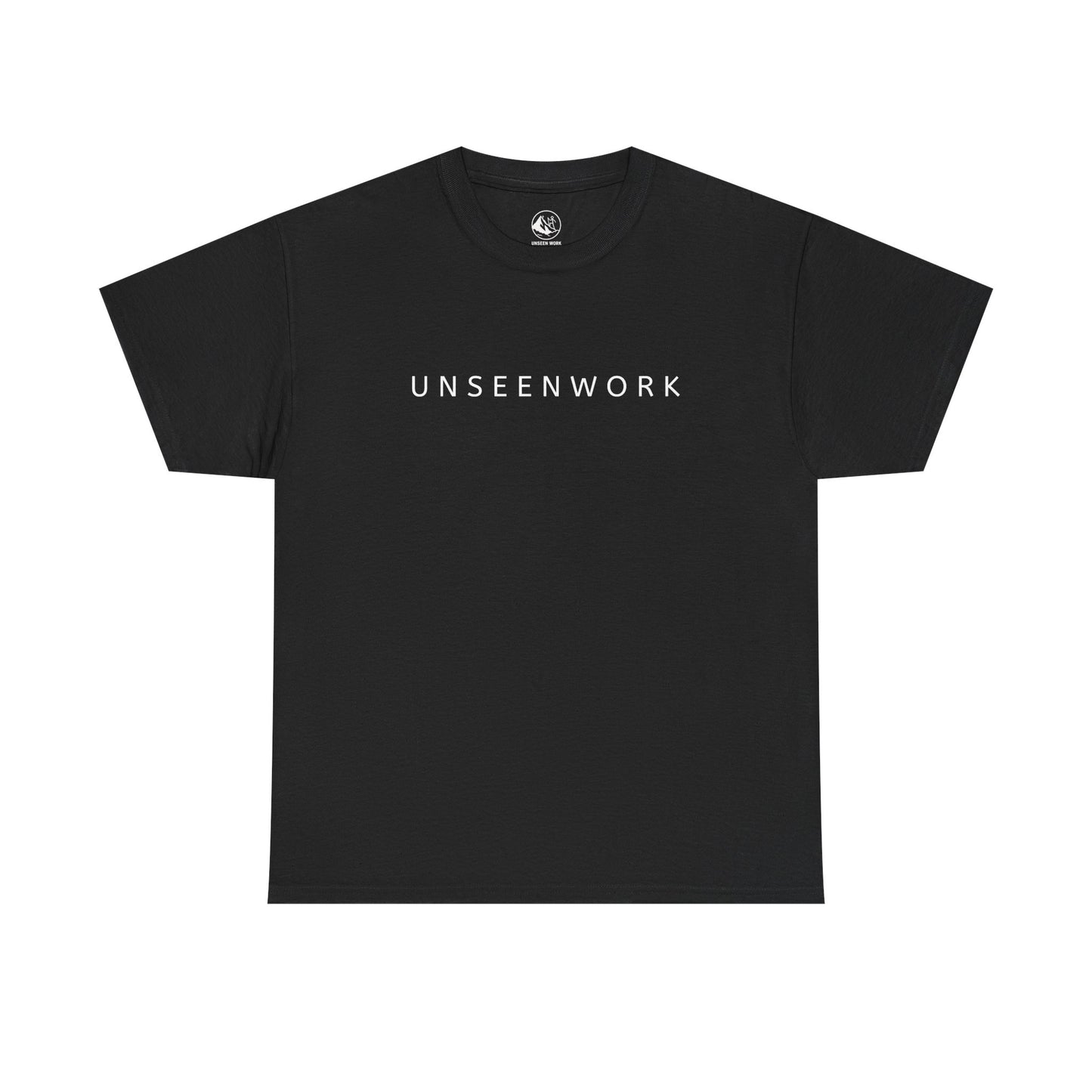 Unseenwork Mountain Logo Tee — Minimal Outdoor Graphic T-Shirt