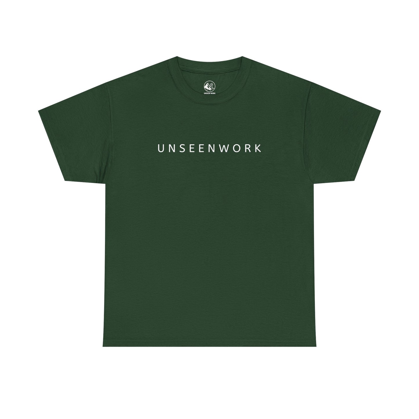 Unseenwork Mountain Logo Tee — Minimal Outdoor Graphic T-Shirt