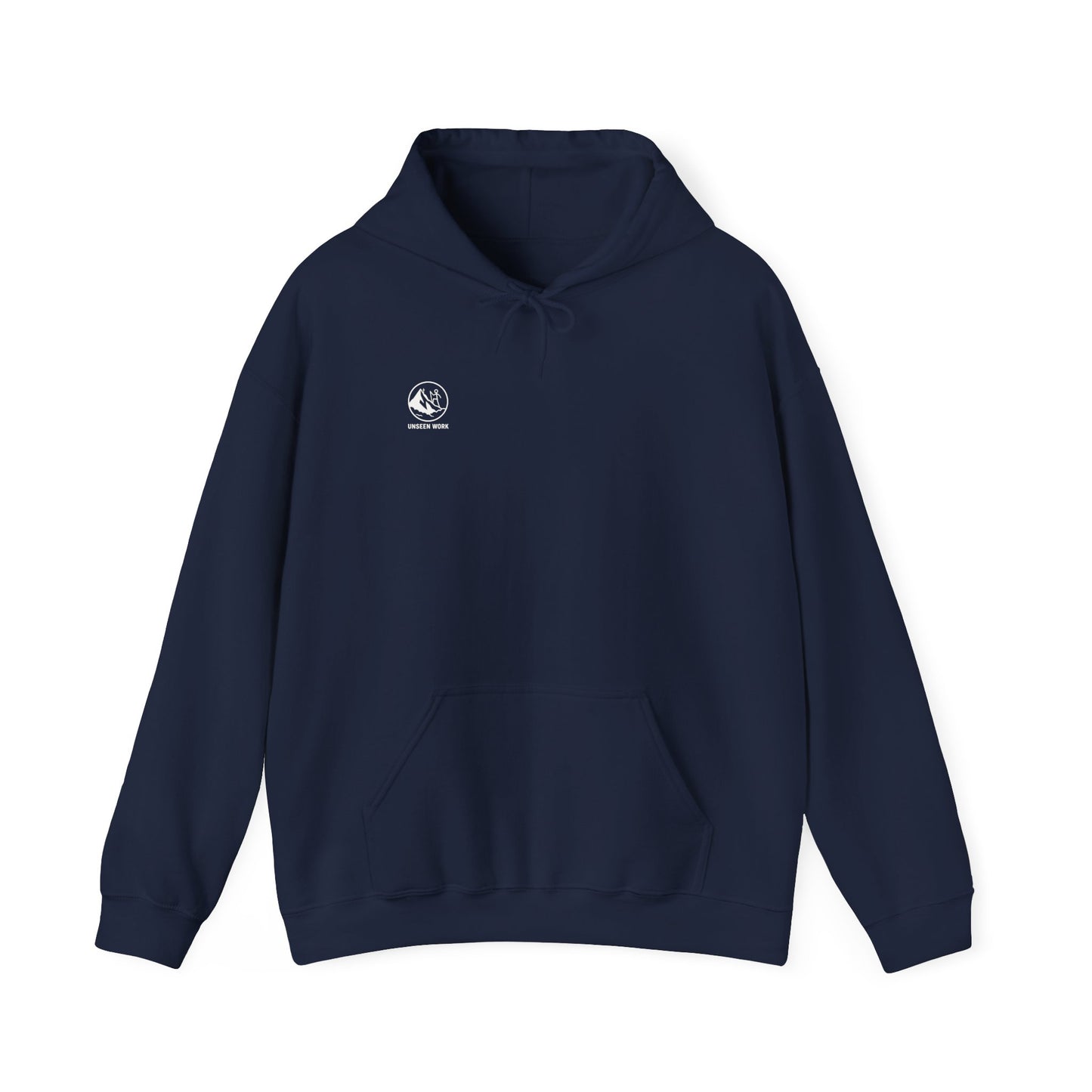 inspirational Quote Hoodie — “becoming.” Back-Print Pullover