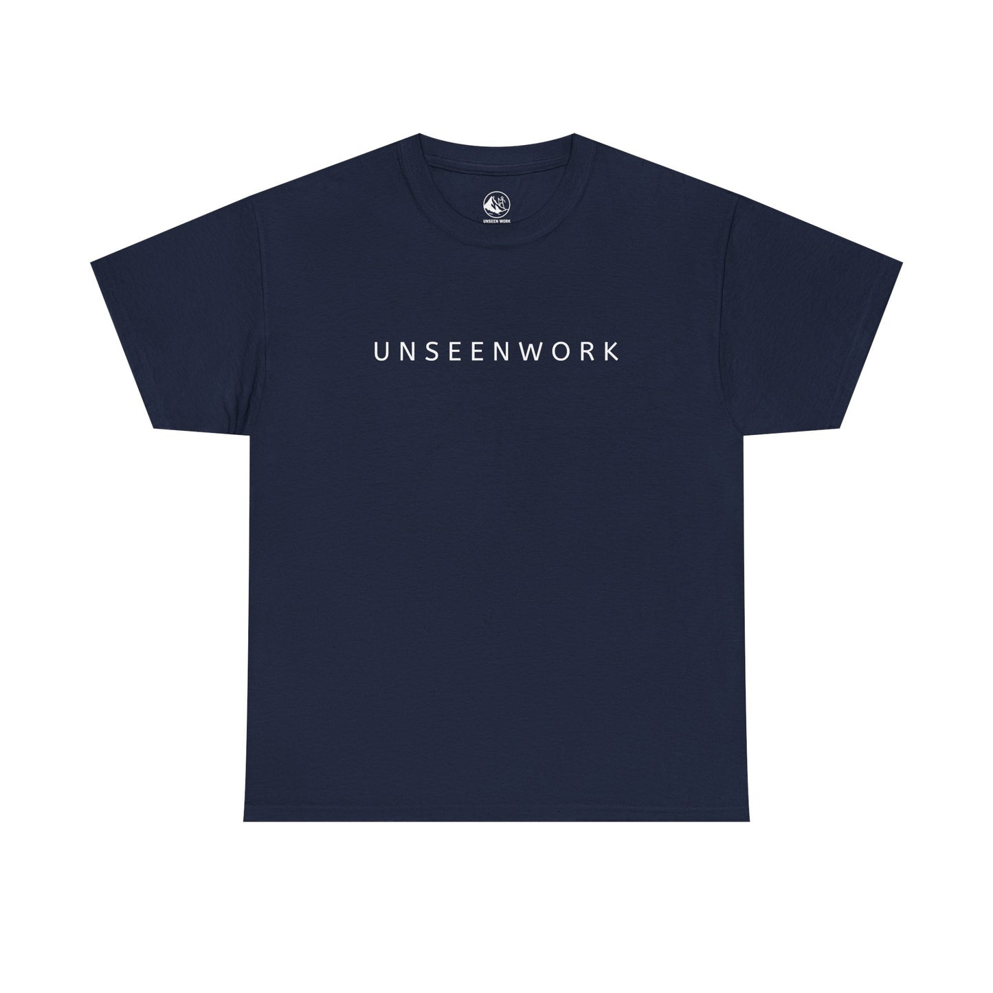 Unseenwork Mountain Logo Tee — Minimal Outdoor Graphic T-Shirt