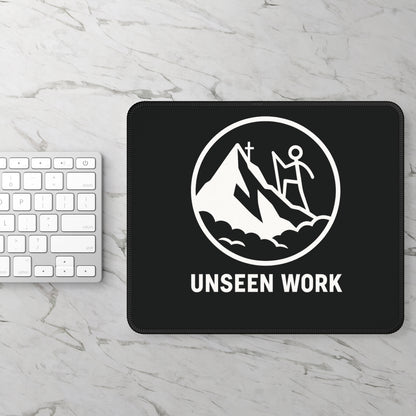 Gaming Mouse Pad — 'Unseen Work' Mountain Climber Design