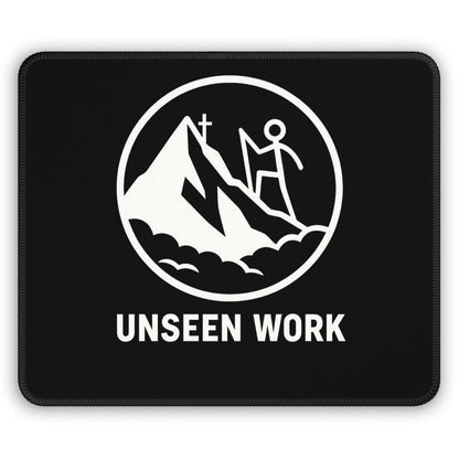 Gaming Mouse Pad — 'Unseen Work' Mountain Climber Design
