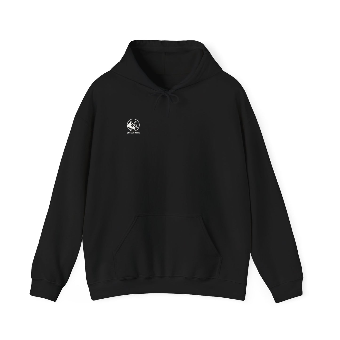 inspirational Quote Hoodie — “becoming.” Back-Print Pullover